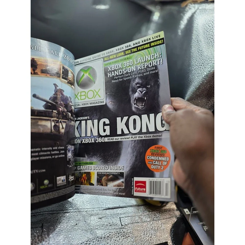 Official Xbox Magazine OXM #52 Holiday 2005 King Kong Demo Disc Complete
